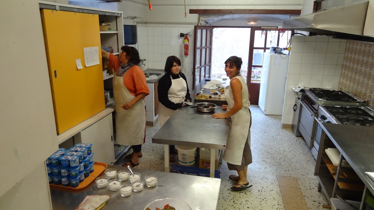 Les cuisinières : Cathy, Marine et Christelle