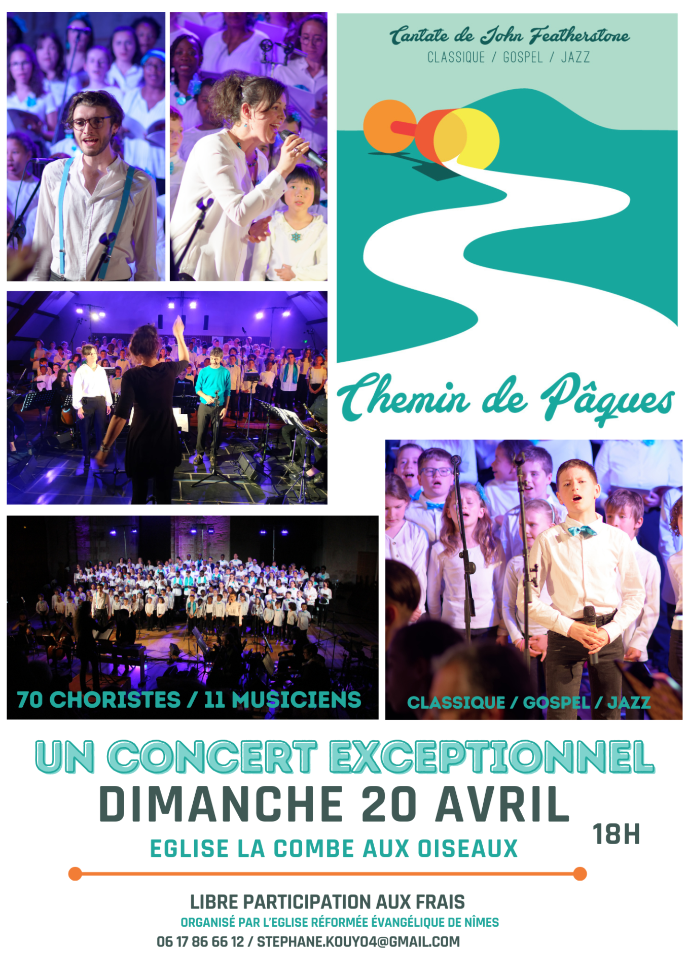 Affiche cantate 20 avril 2025